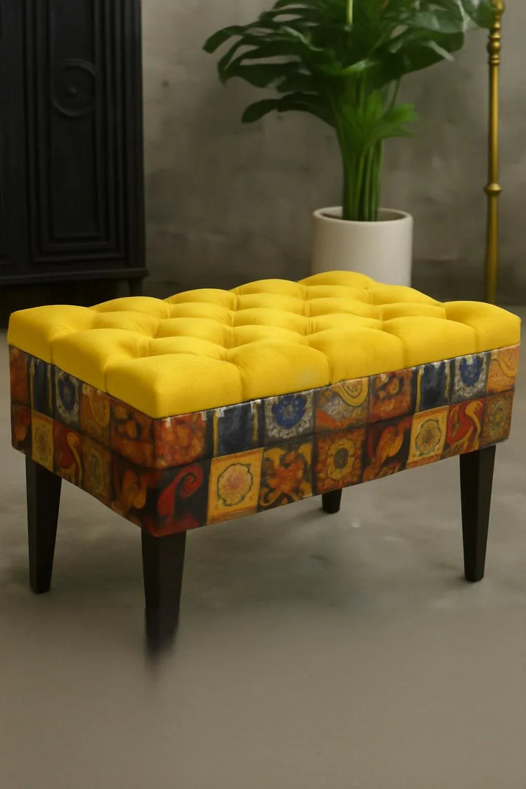 Alberto Stool 04 | Fabric Stool for Living Room
