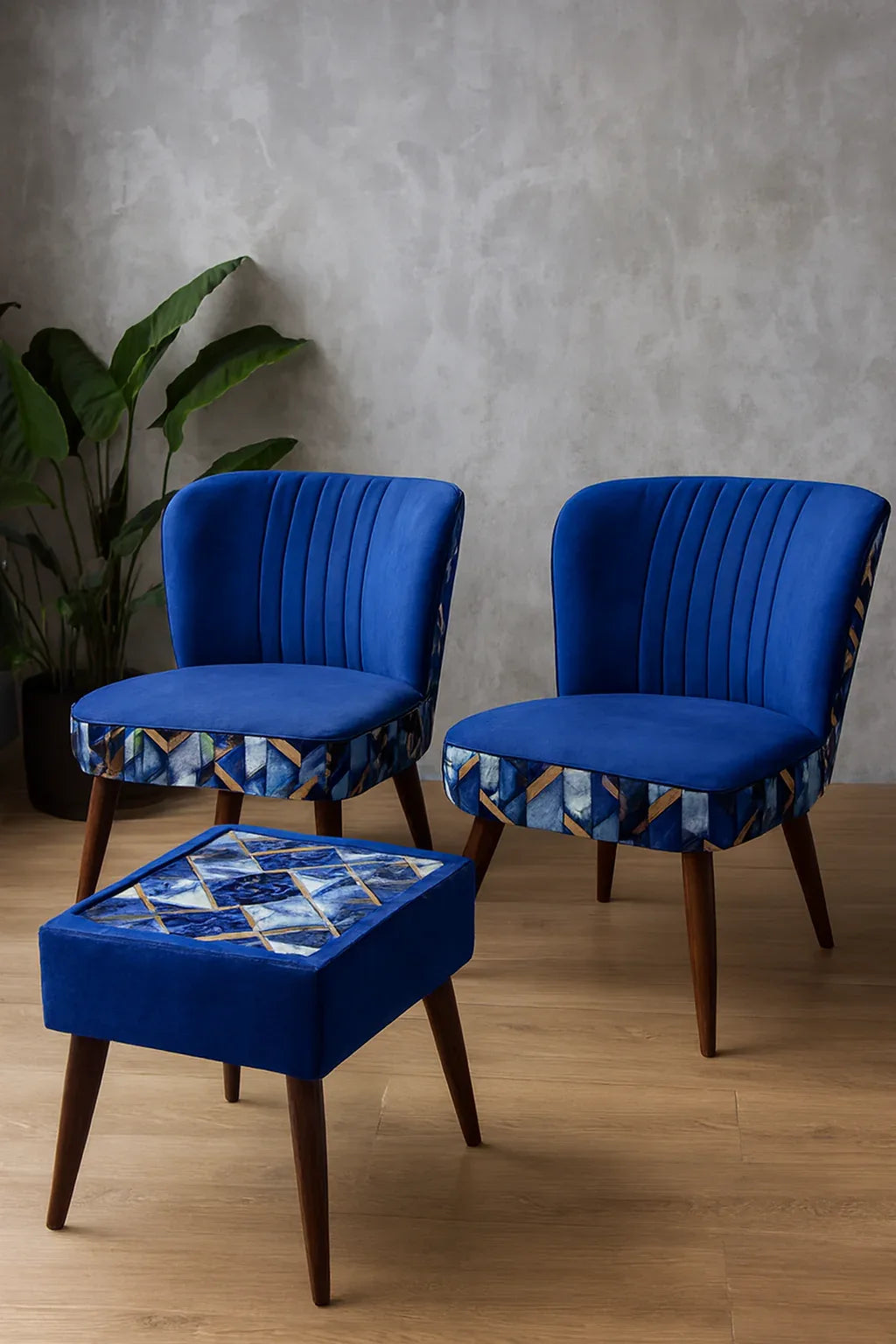 Allure Chair 008 with Table | Modern Accent Chair Pakistan