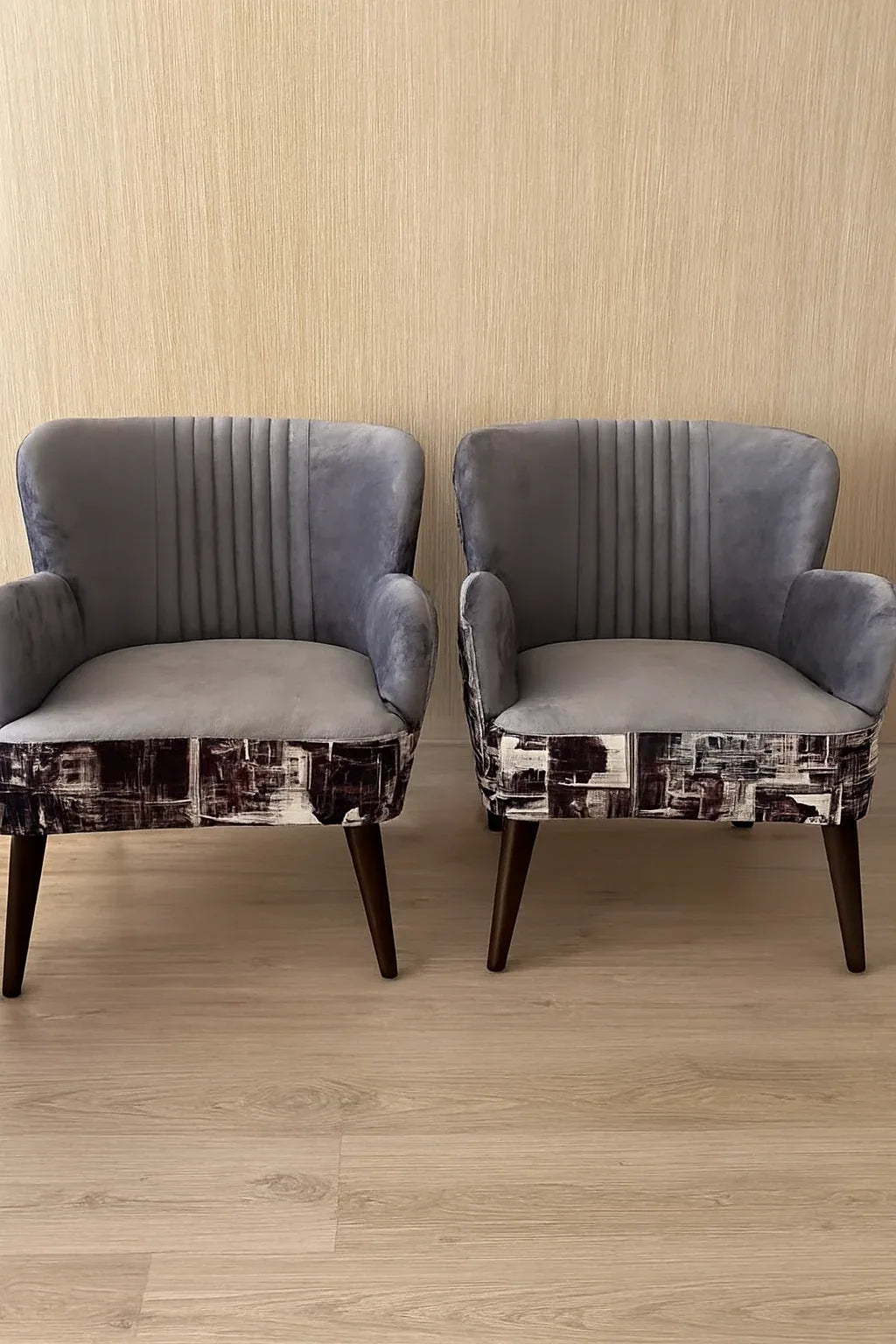Allure Chair 015 with Table | Modern Wooden Chair Set