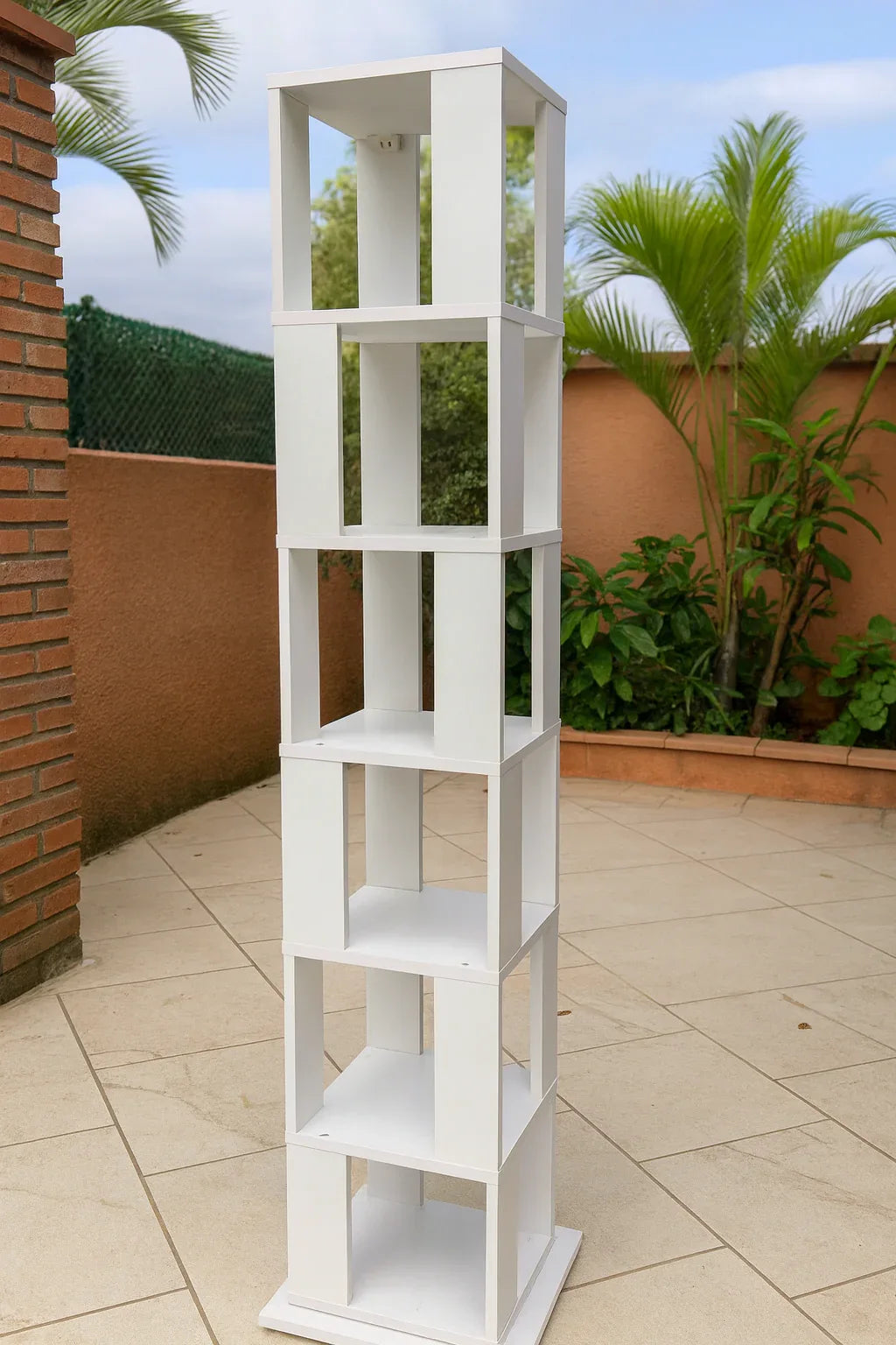 Antonio Rotating Shelf in Pakistan – MDF Corner Rack