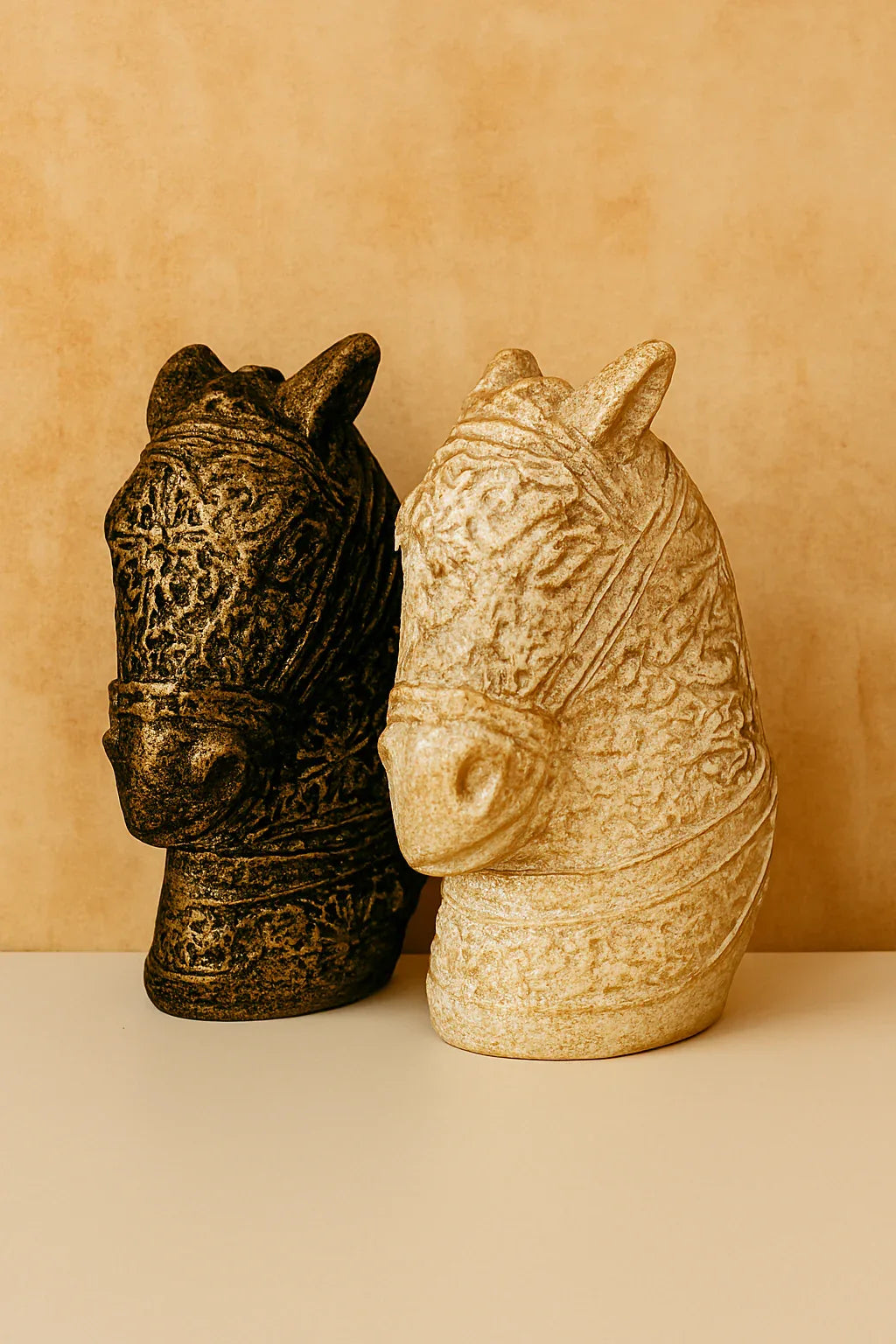 Ancient Horse Gold Decor Statue | Luxury Décor Pakistan