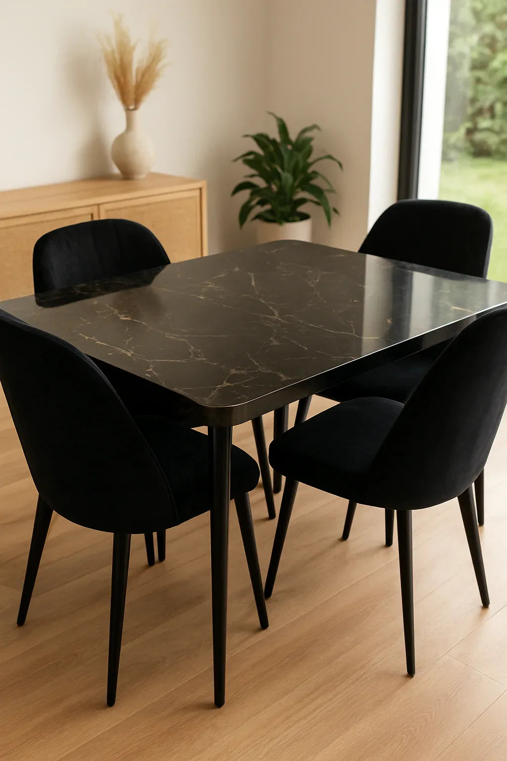 Artic Dining Table 4 Seater – Metal & UV Sheet Pakistan
