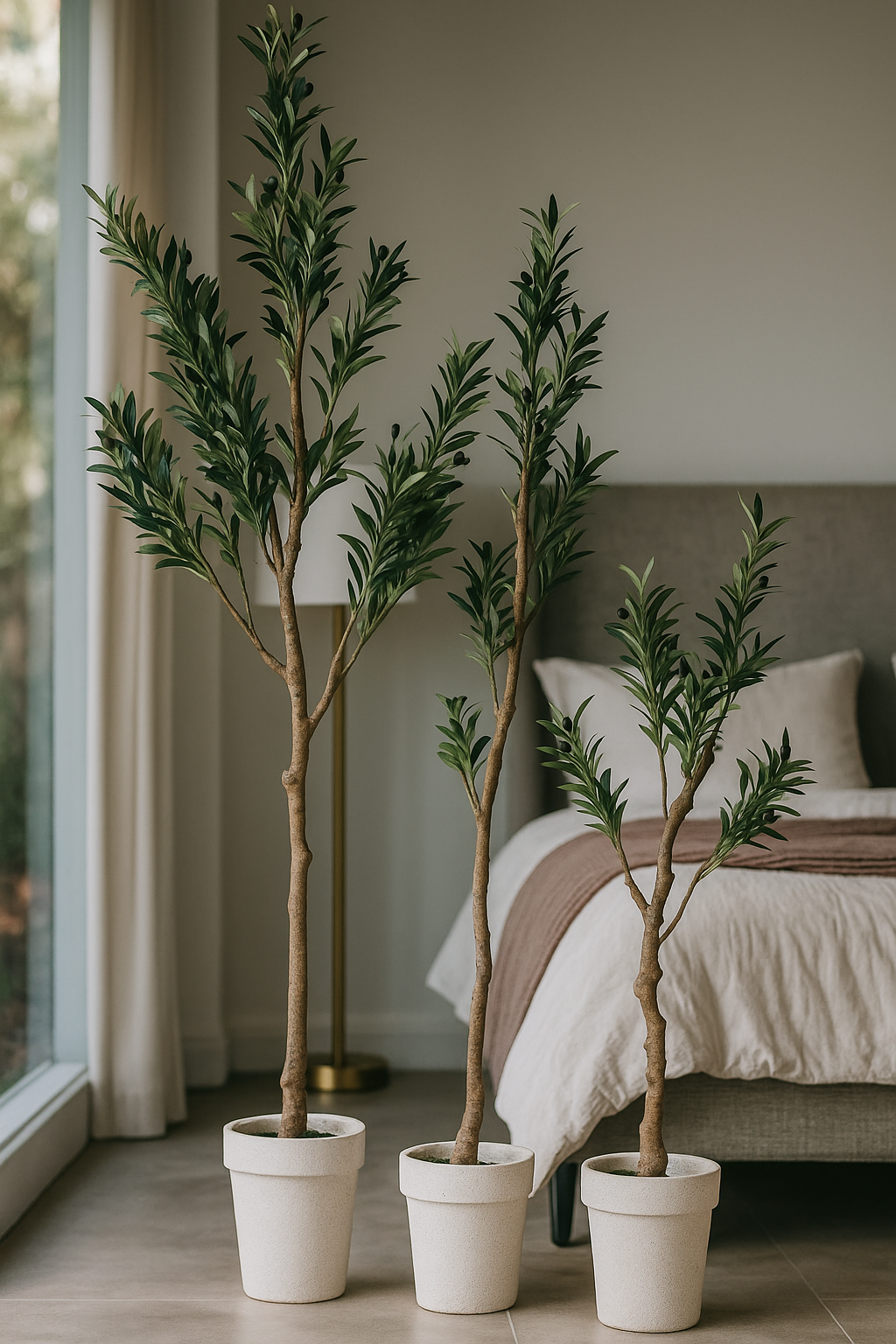 Artificial Olive Plant – 3 Sizes Indoor Decor Pakistan