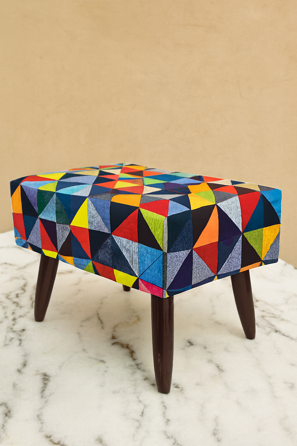 BJ Stool 05 | Premium Fabric Accent Stool