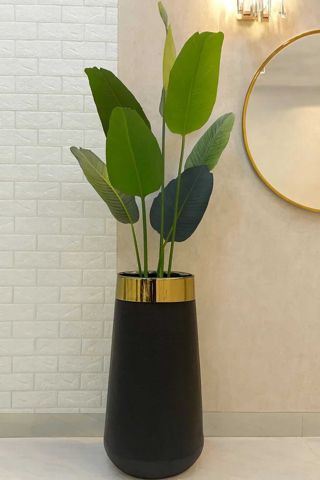 Banana Artificial Plant with Planter 01 | Home Décor
