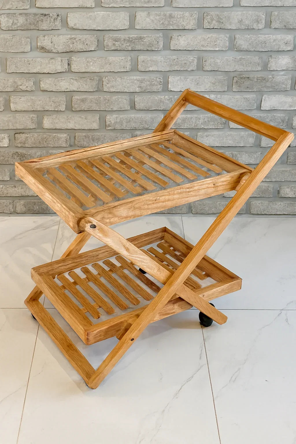 Beach Wood Trolley 05 in Pakistan – Imported Wood Design