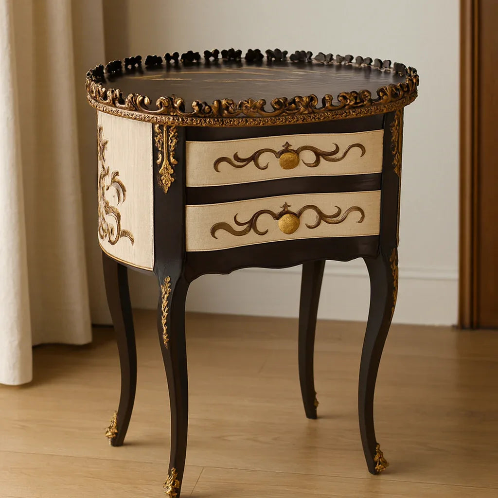 Bell Victorian Table Off White in Pakistan – Hand Painted