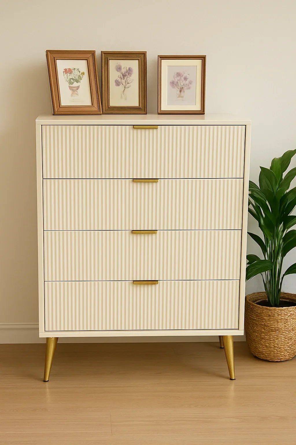 Beth Dresser – Premium MDF + Solid Wood Dresser