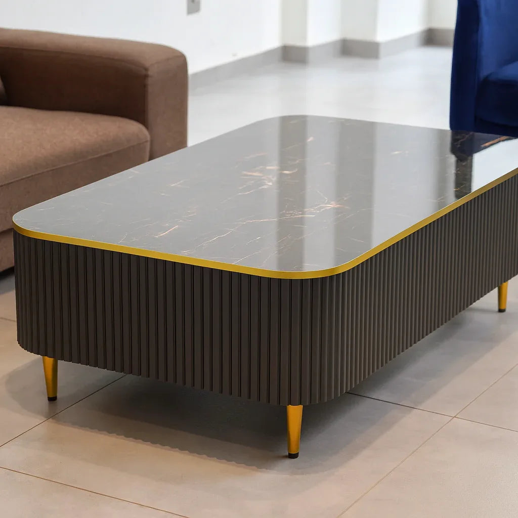 Black Mamba Coffee Table – MDF & UV Top Design