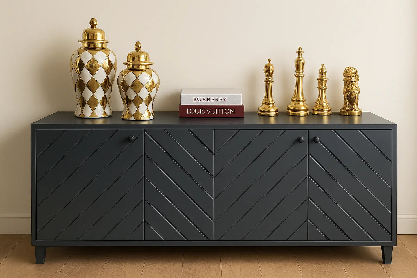Blackout Side Board – High-End Deco Finish