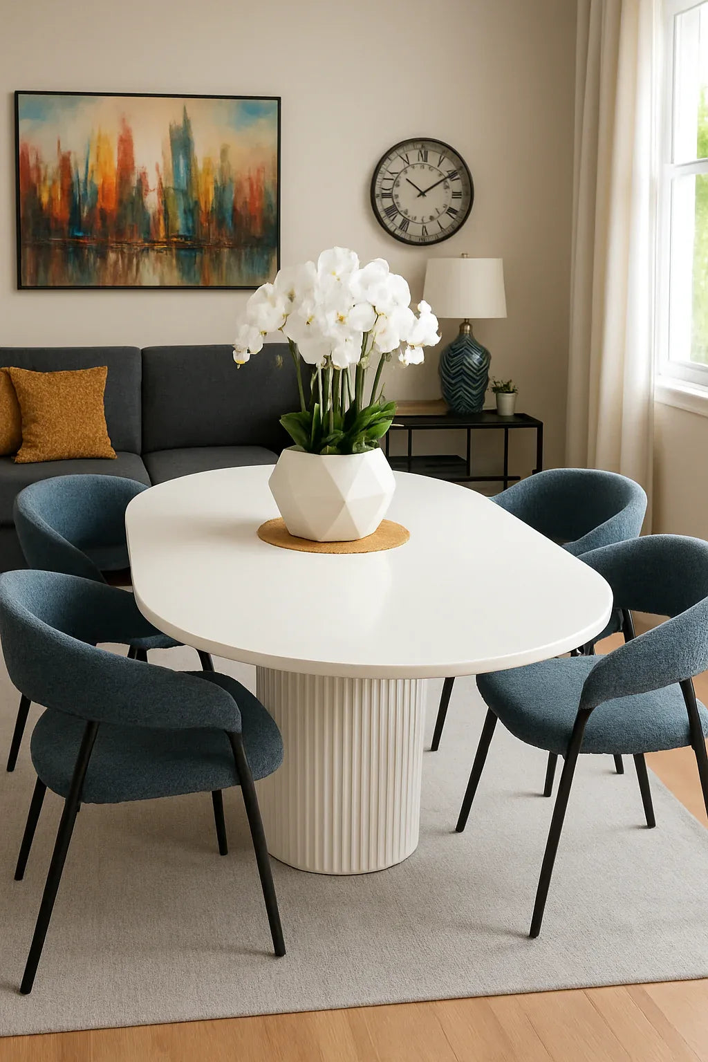 Blue Pearl Dining Table – 6 & 8 Seater Dining Set Pakistan