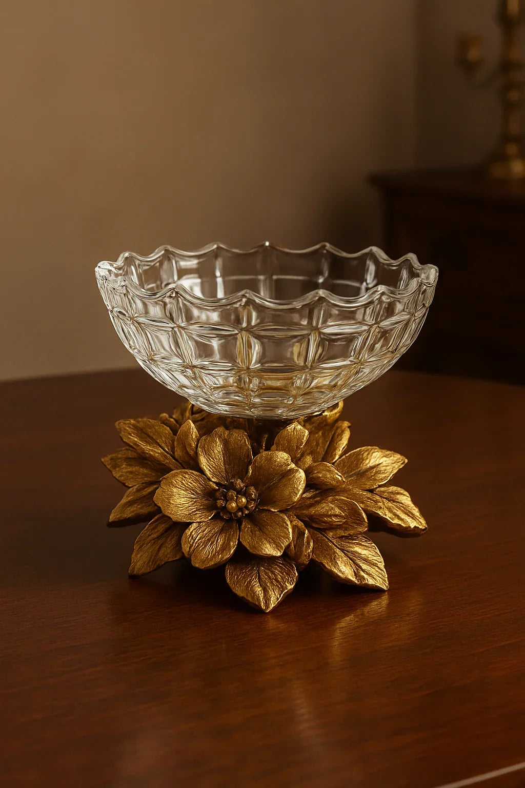 Candle Stand 007 – Gold Plated Table Décor