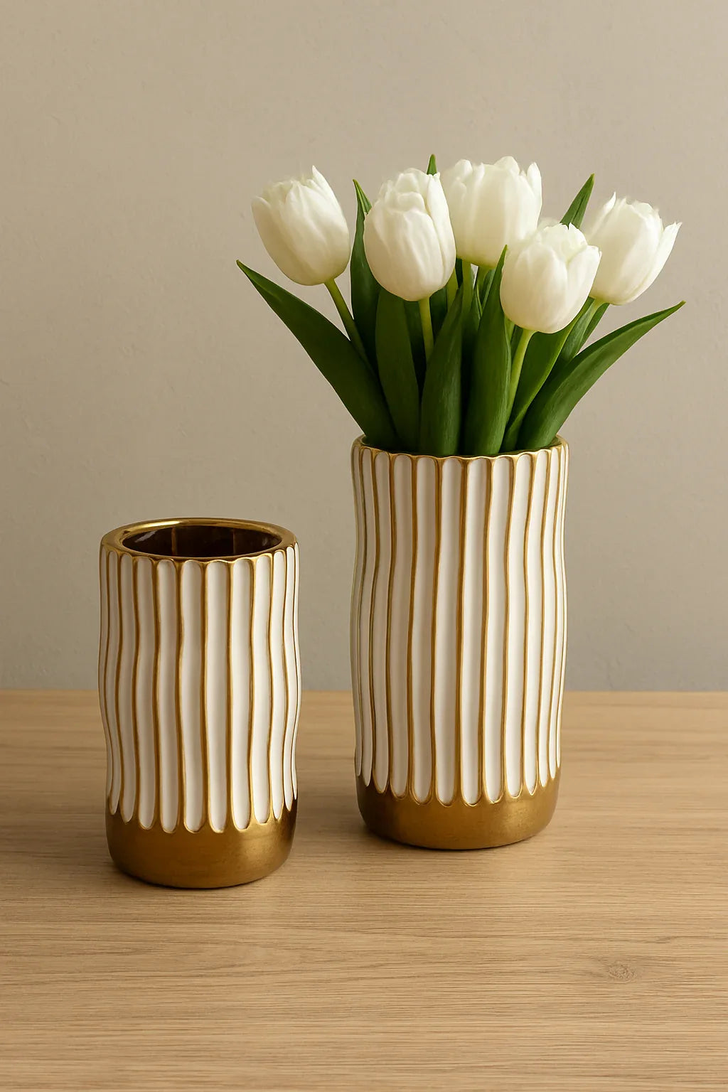 Ceramic Vase Set 065 in Pakistan – Imported Glass Set