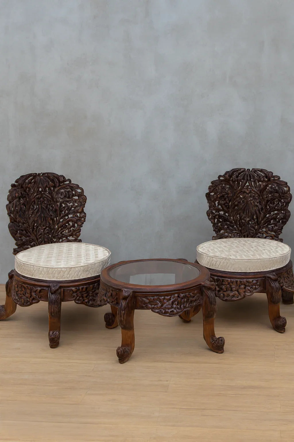 Chanioti Chairs and Table Set | Classic Wood Pakistan