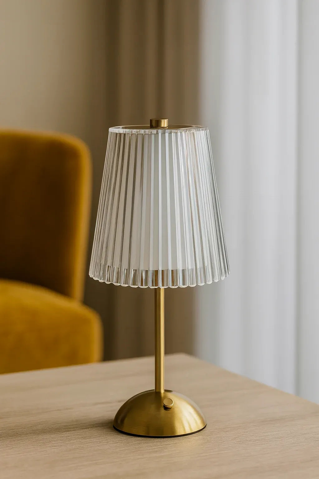 Crystal LED Rechargeable Lamp 02 – Touch Control LED