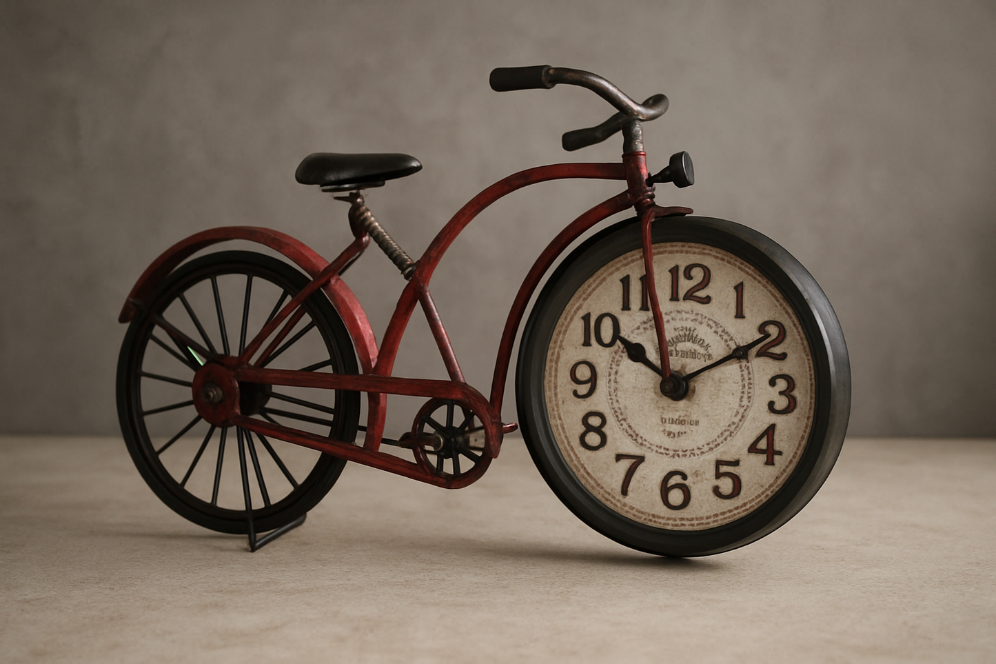 Cycle Rustic Clock 04 – Vintage Metal Wall Clock in Pakistan