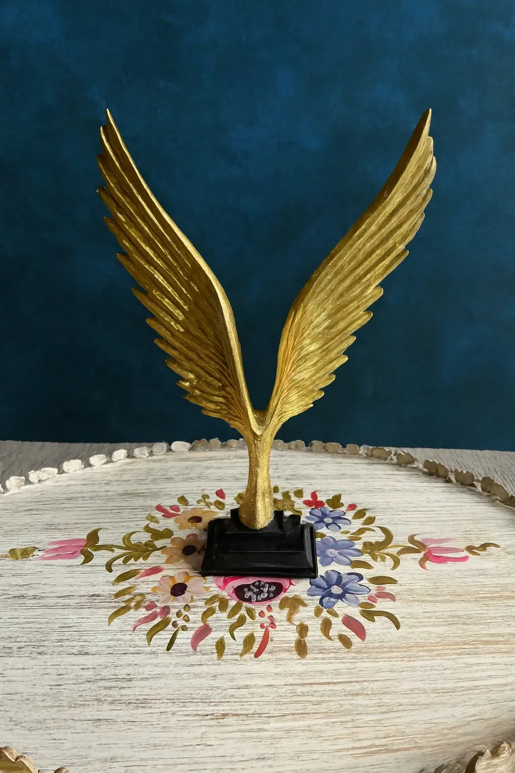 Flying Eagle Gold Sculpture | Premium Home Décor Pakistan