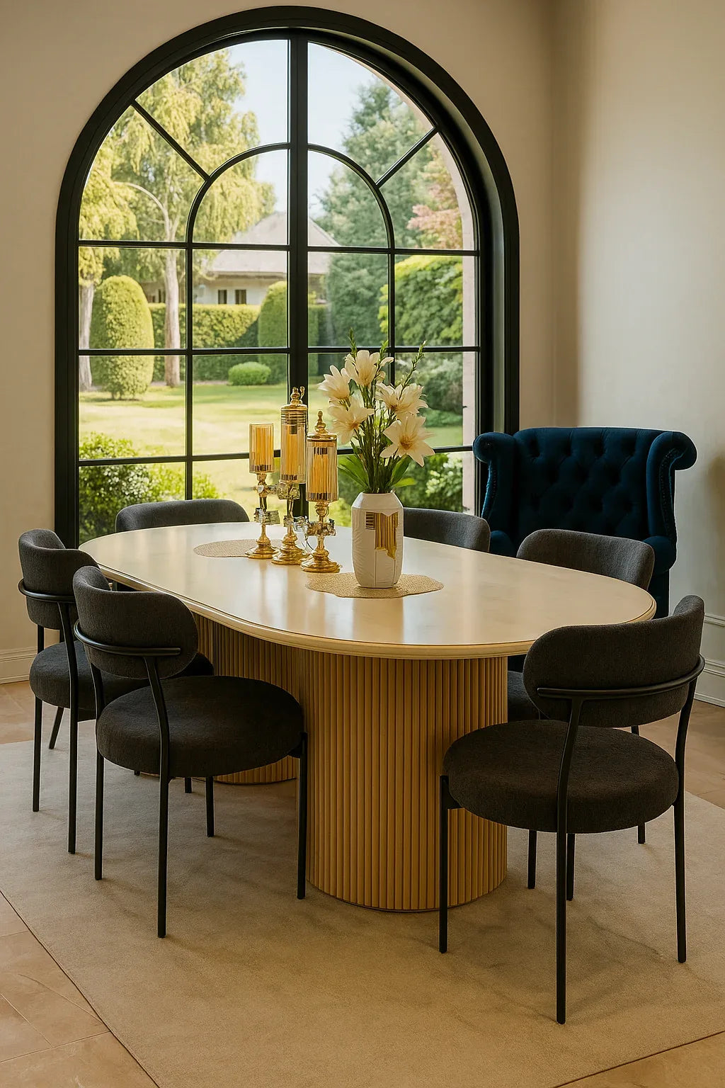 Frea Dining Table – 6 & 8 Seater Elegant Set Pakistan