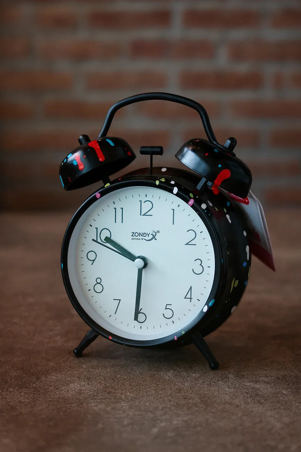 Funky Clock Black Small – Imported Alarm Clock Pakistan