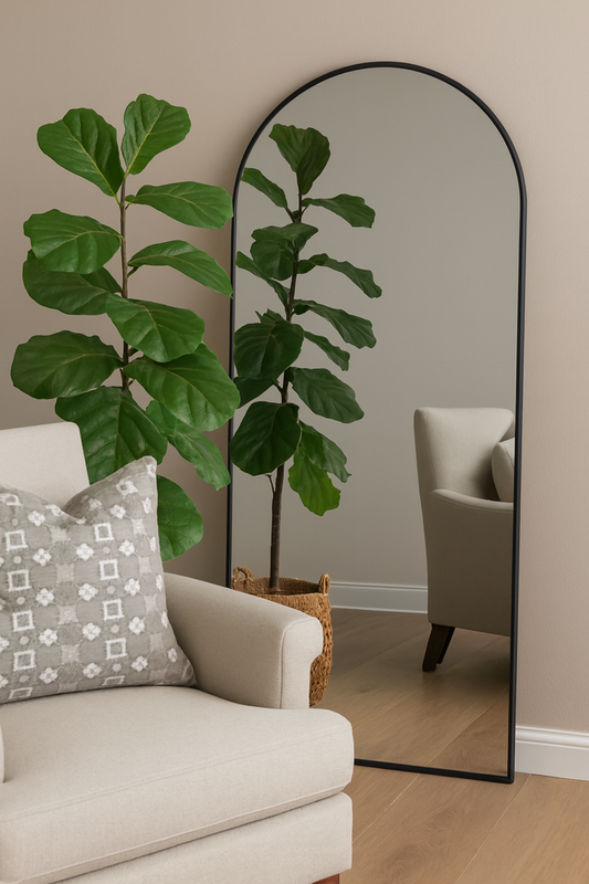 Giulia Standing Mirror 6x2.5 ft in Pakistan – Wooden Frame