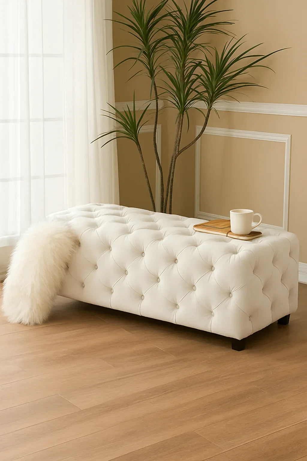Halen Puffy – Premium Fabric Ottoman Puffy in Pakistan