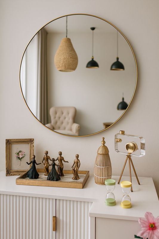 Hexel Premium Mirror 3 ft in Pakistan – Metallic Wall Mirror