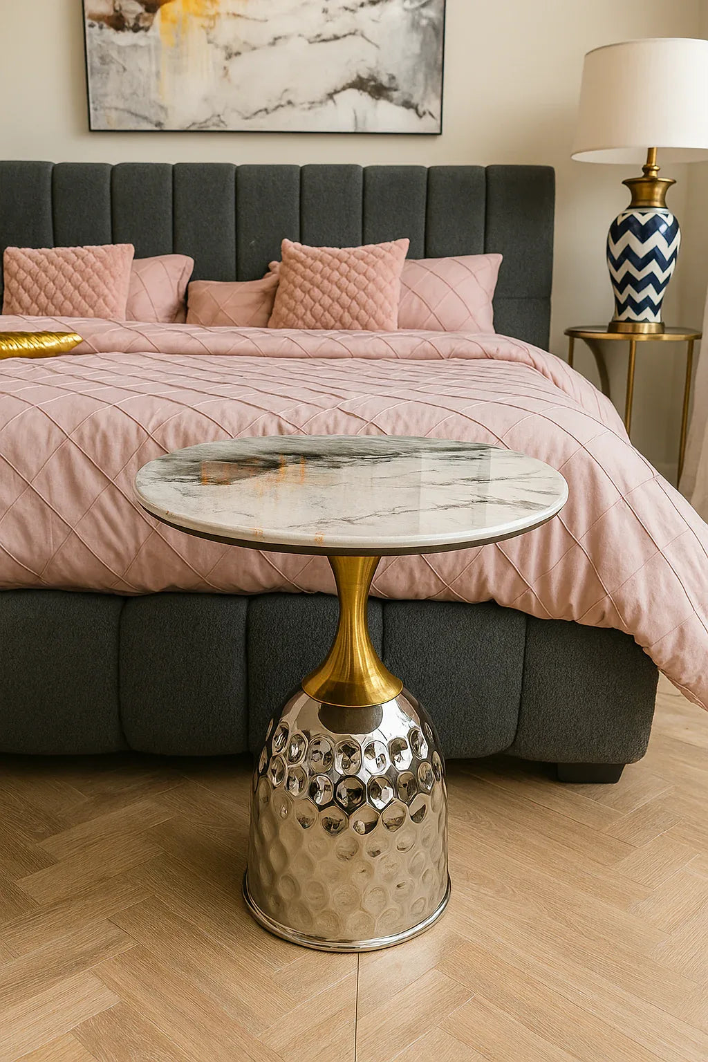 Imported Brass Side Table 003 – Modern Luxury Table Lahore