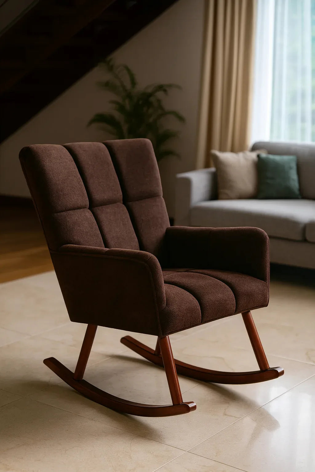 James Rocking Chair Boucle 004 – Beechwood Chair Pakistan