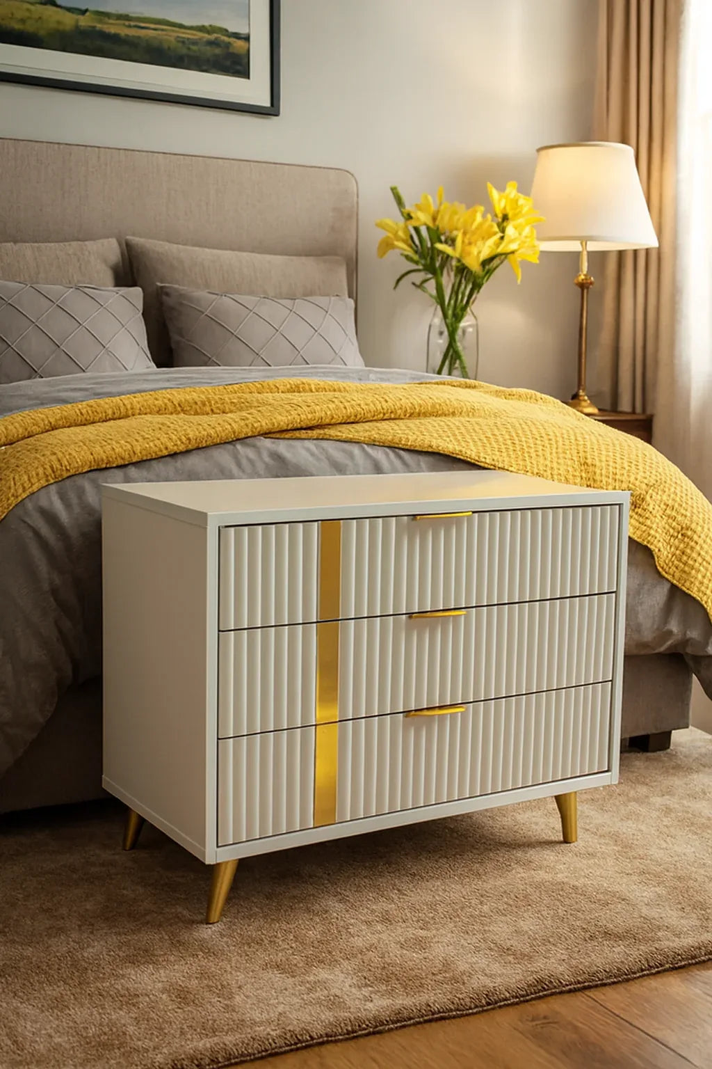Espen Side Table in Pakistan – Modern Deco MDF Table