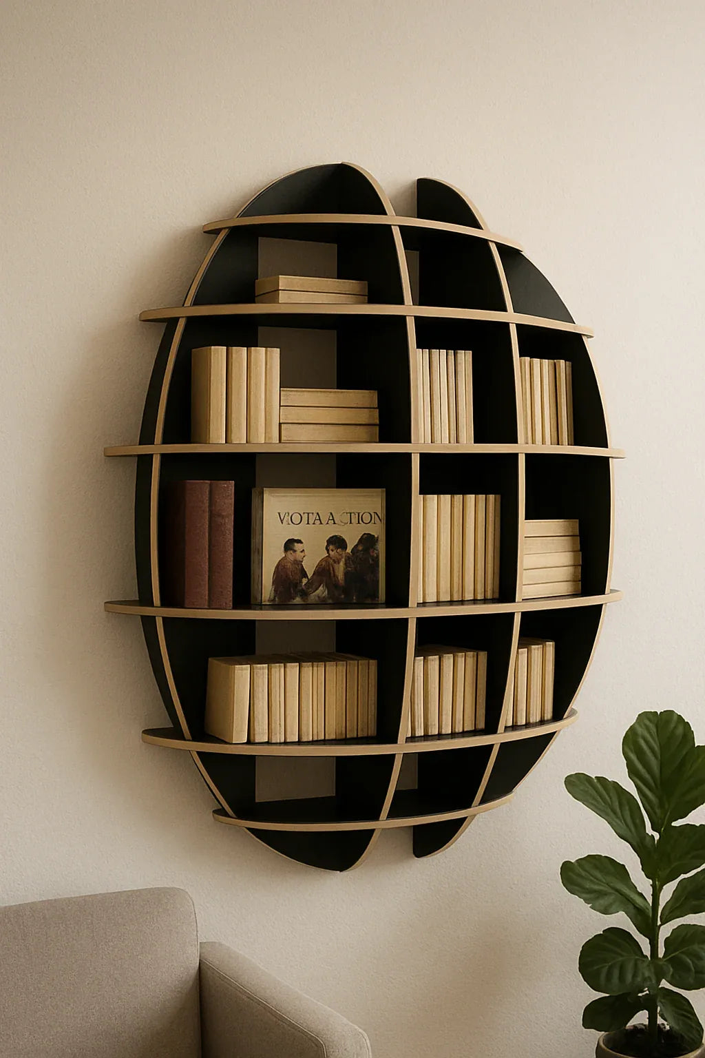 Joni Book Shelf in Pakistan – MDF Modern Storage Rack
