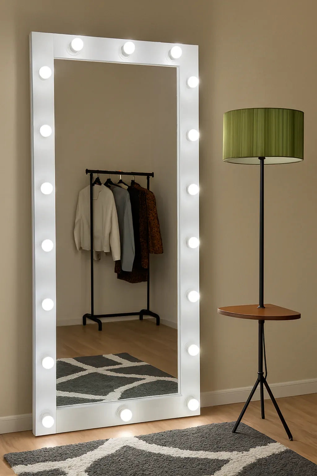 Kale Mirror in Pakistan – Premium MDF Lighted Wall Mirror