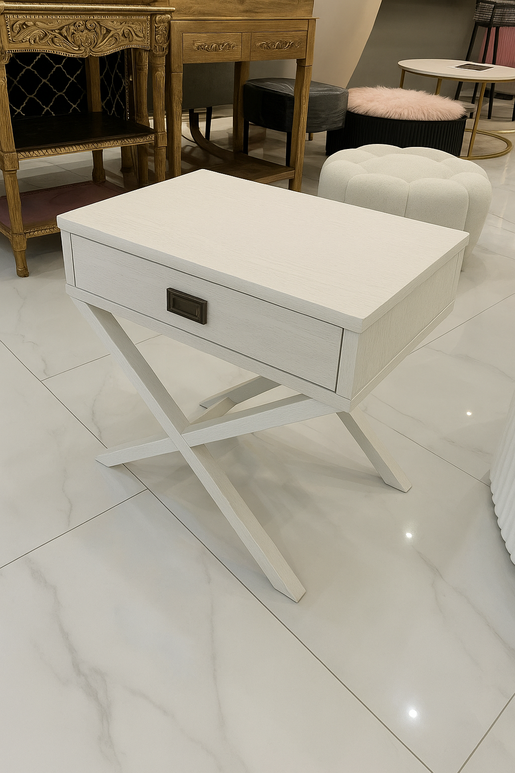 Kelly Side Table – Elegant Wooden MDF Side Table