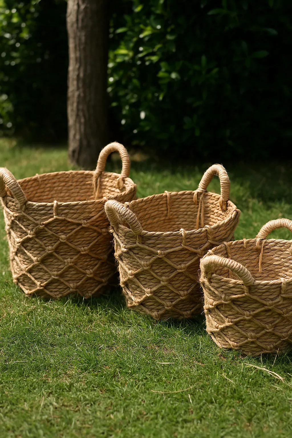 Large Storage Basket 011 – Handwoven Decorative Basket
