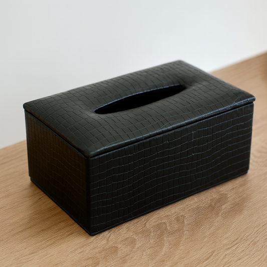 Leather Tissue Box 08 – Premium Imported Leather