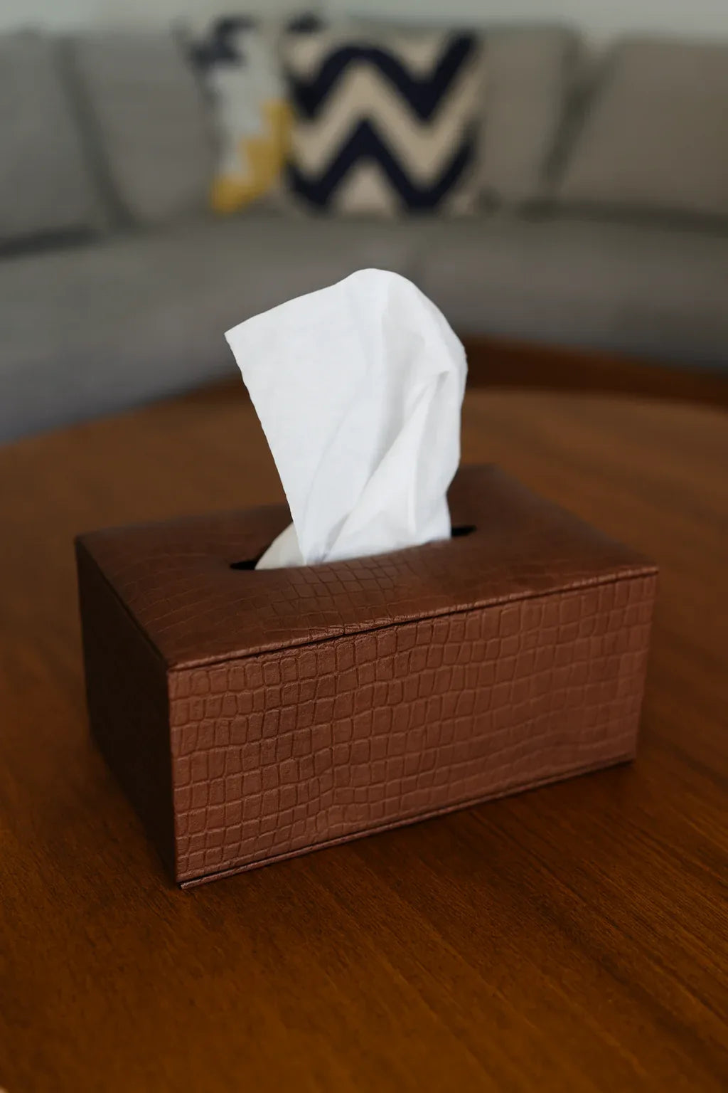 Leather Tissue Box 09 – Premium Imported Leather
