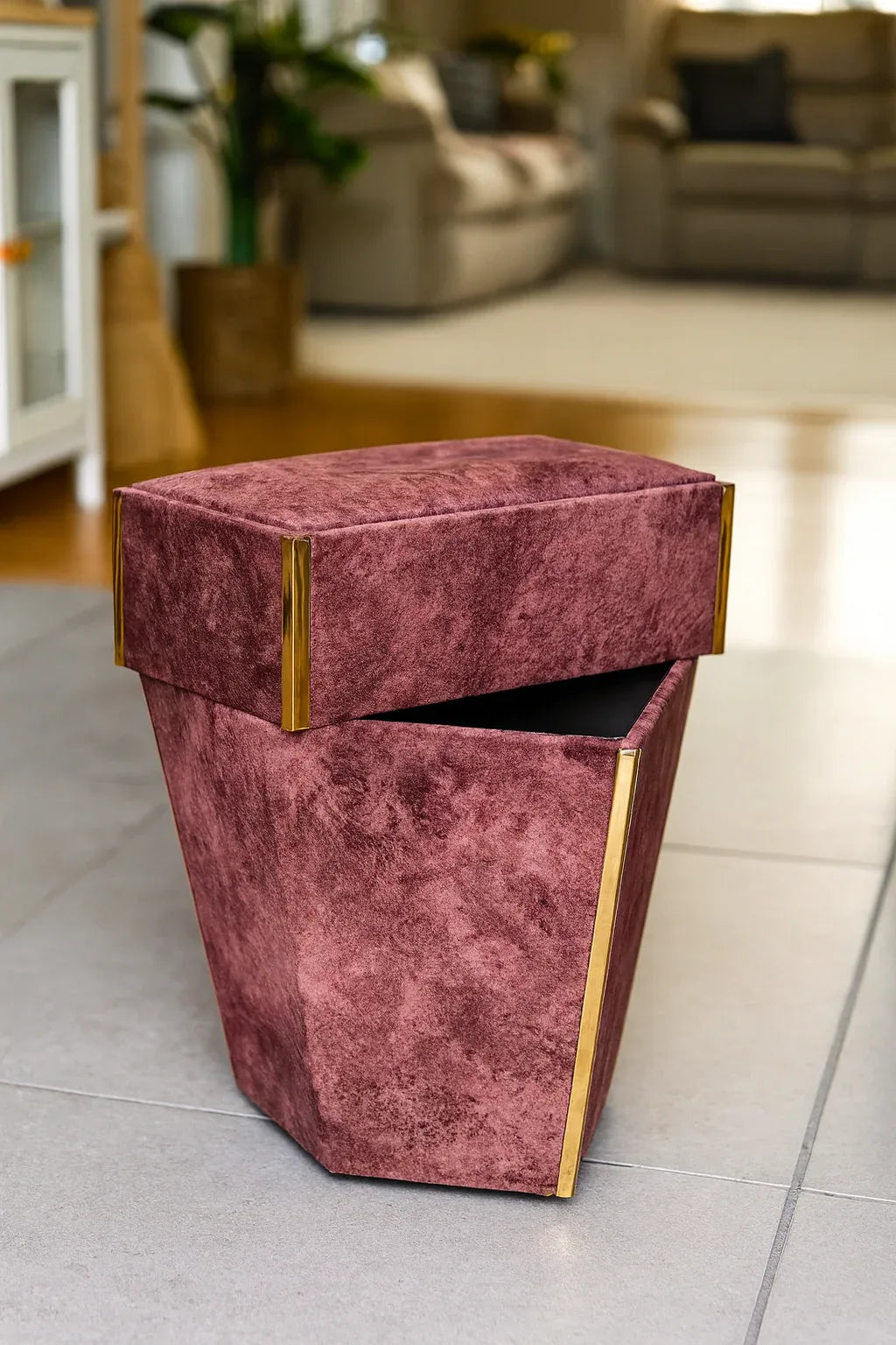 Luxury Tissue Box & Dustbin 001 – Premium Wooden Set
