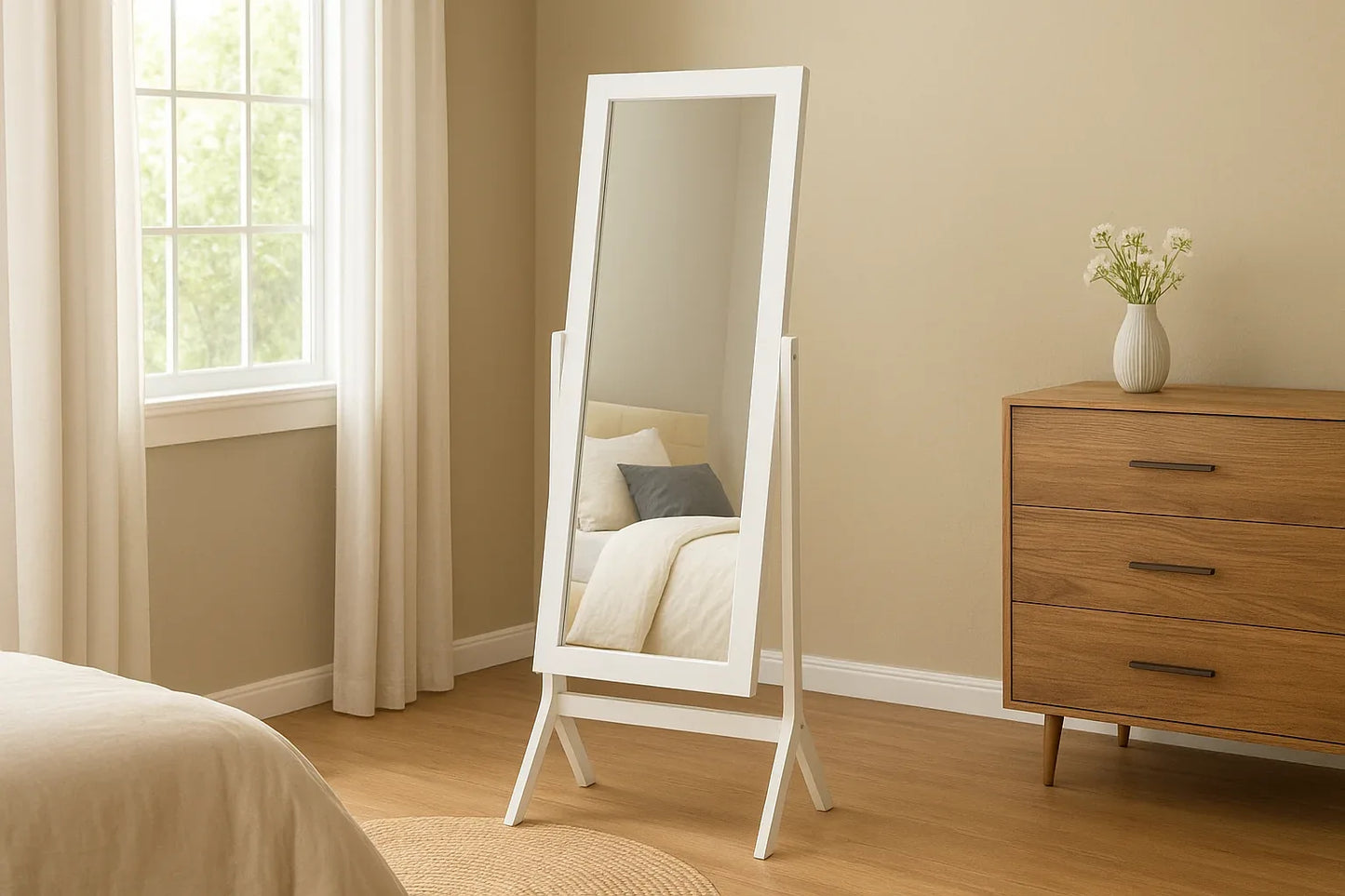 Mirabella Mirror – Solid Wood Luxury Wall Mirror Pakistan