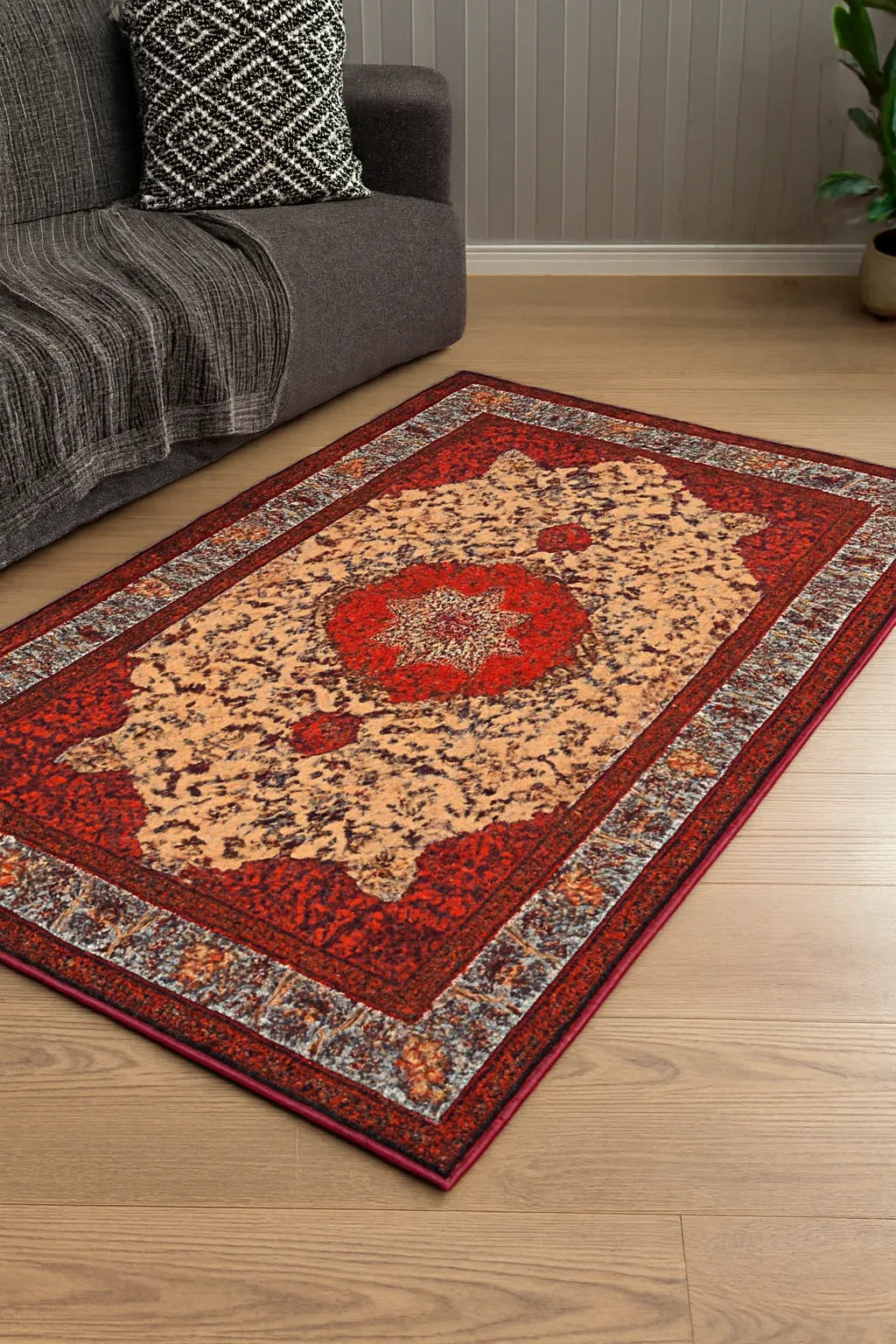 Modern Rug SS103 | Washable Non-Woven Area Rug
