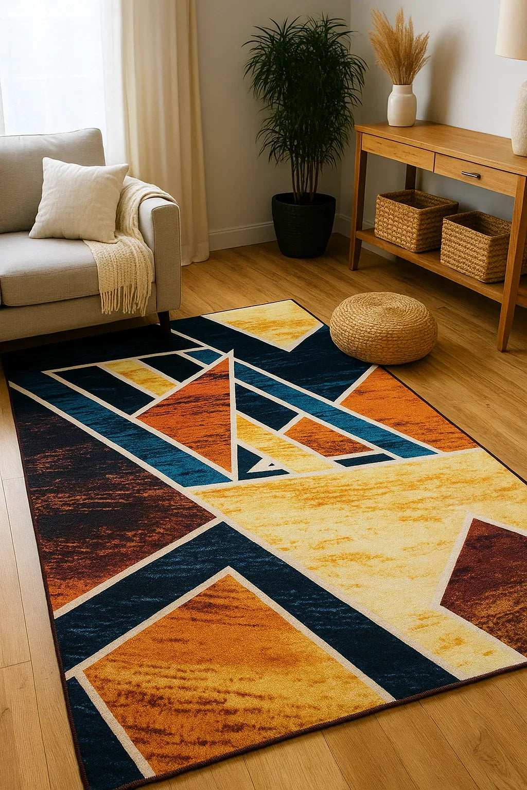 Modern Rug ZX7 – Washable Non-Woven Rug