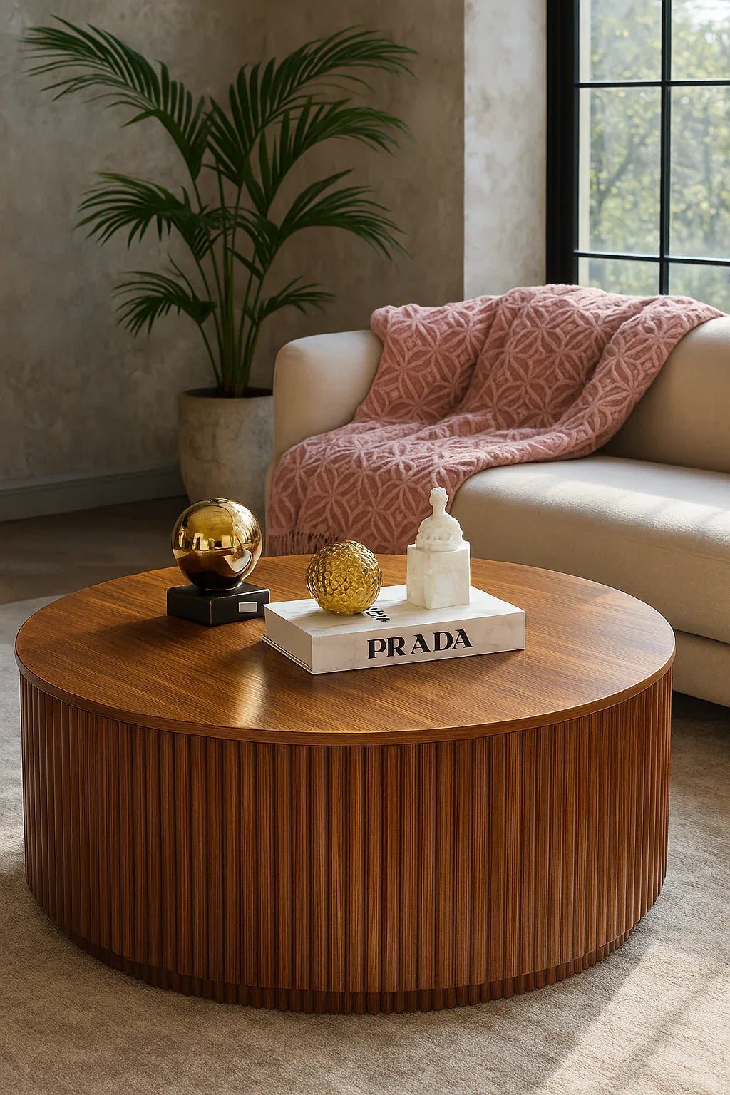 Paris Coffee Table 02 – MDF CNC Center Table in Deco Paint