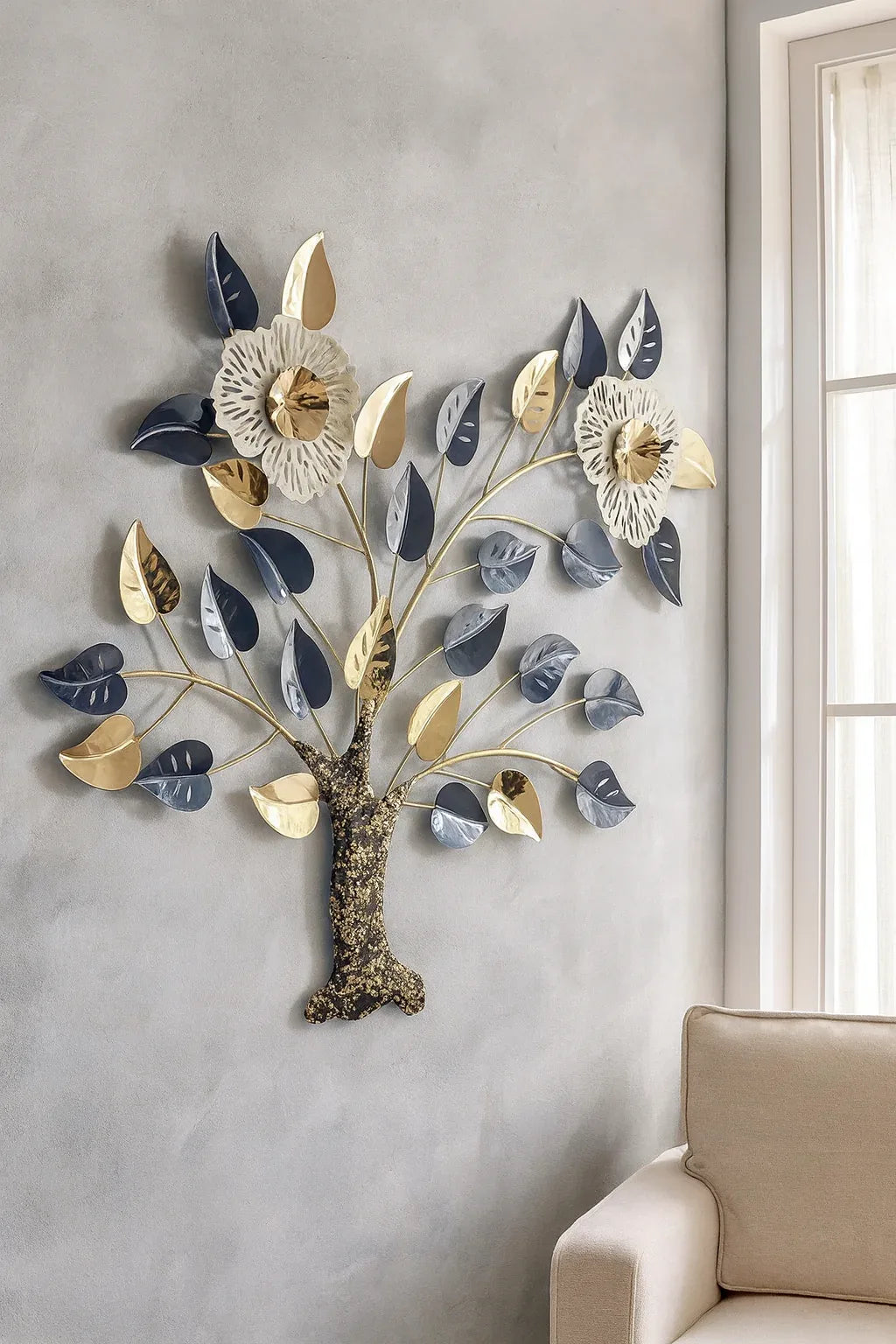 Premium Wall Decor 04 in Pakistan – Metal Gold Wall Art