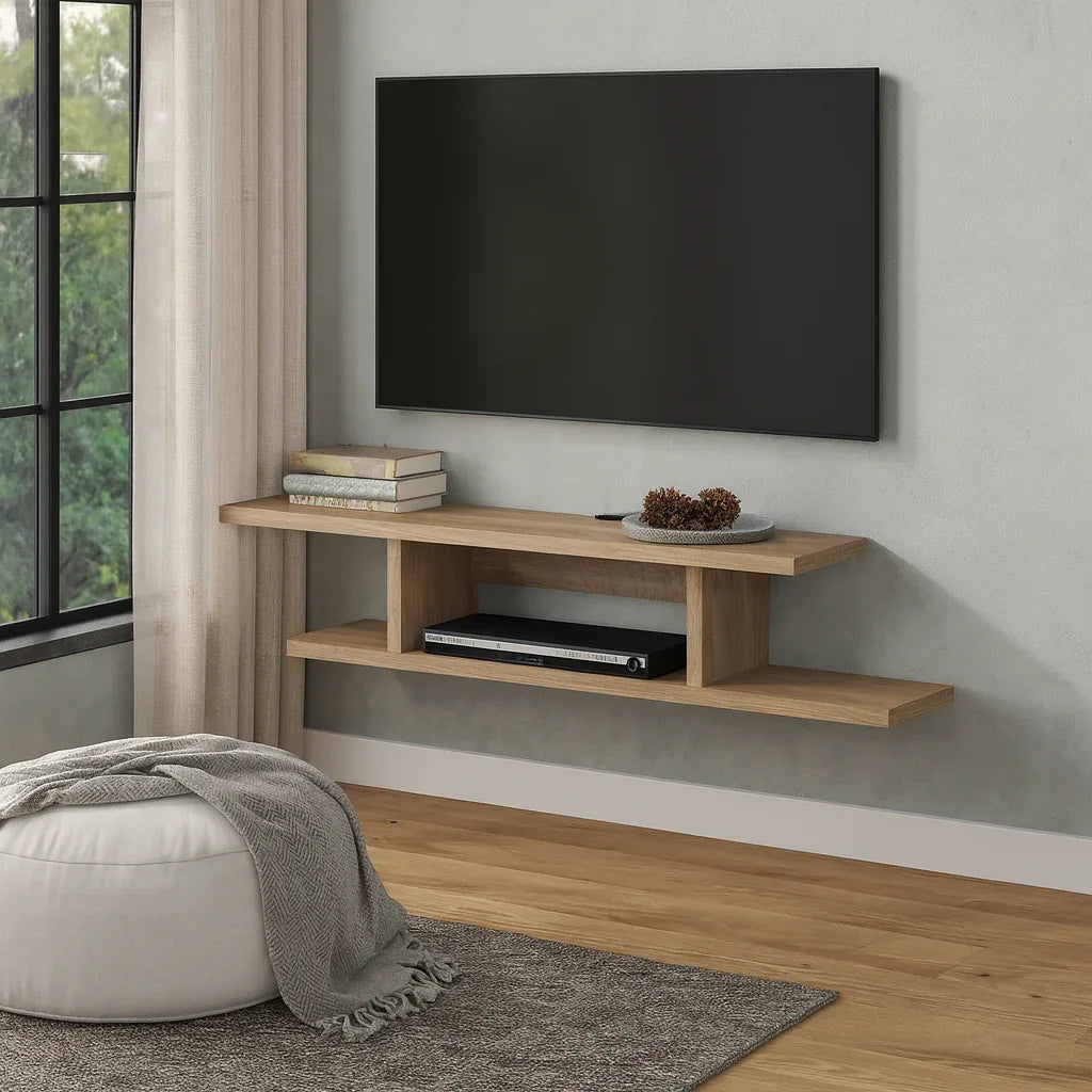 RISE LCD Console in Pakistan – Modern 50" Wall Shelf