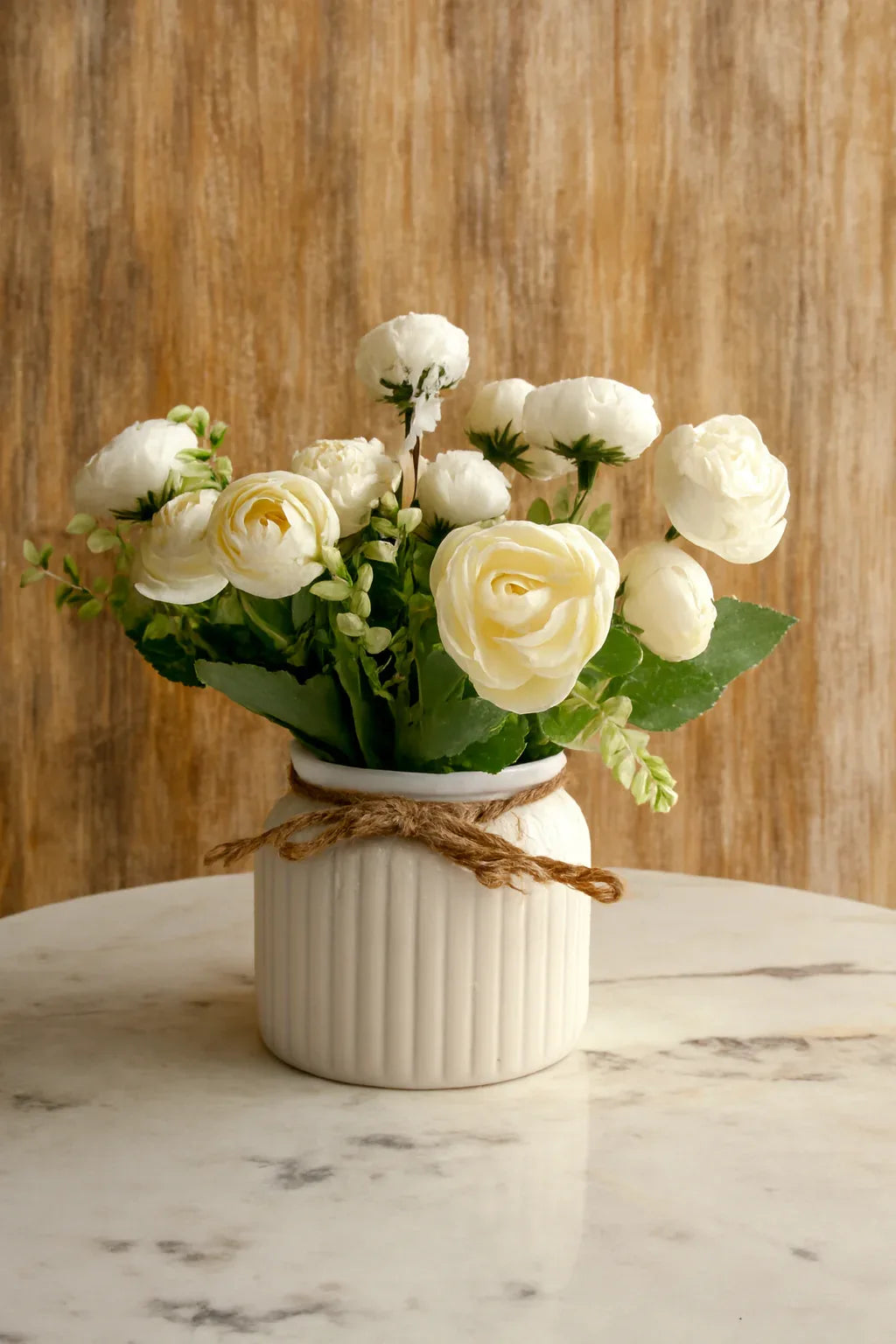 Rose Planter White 002 | Elegant Floral Décor Pot