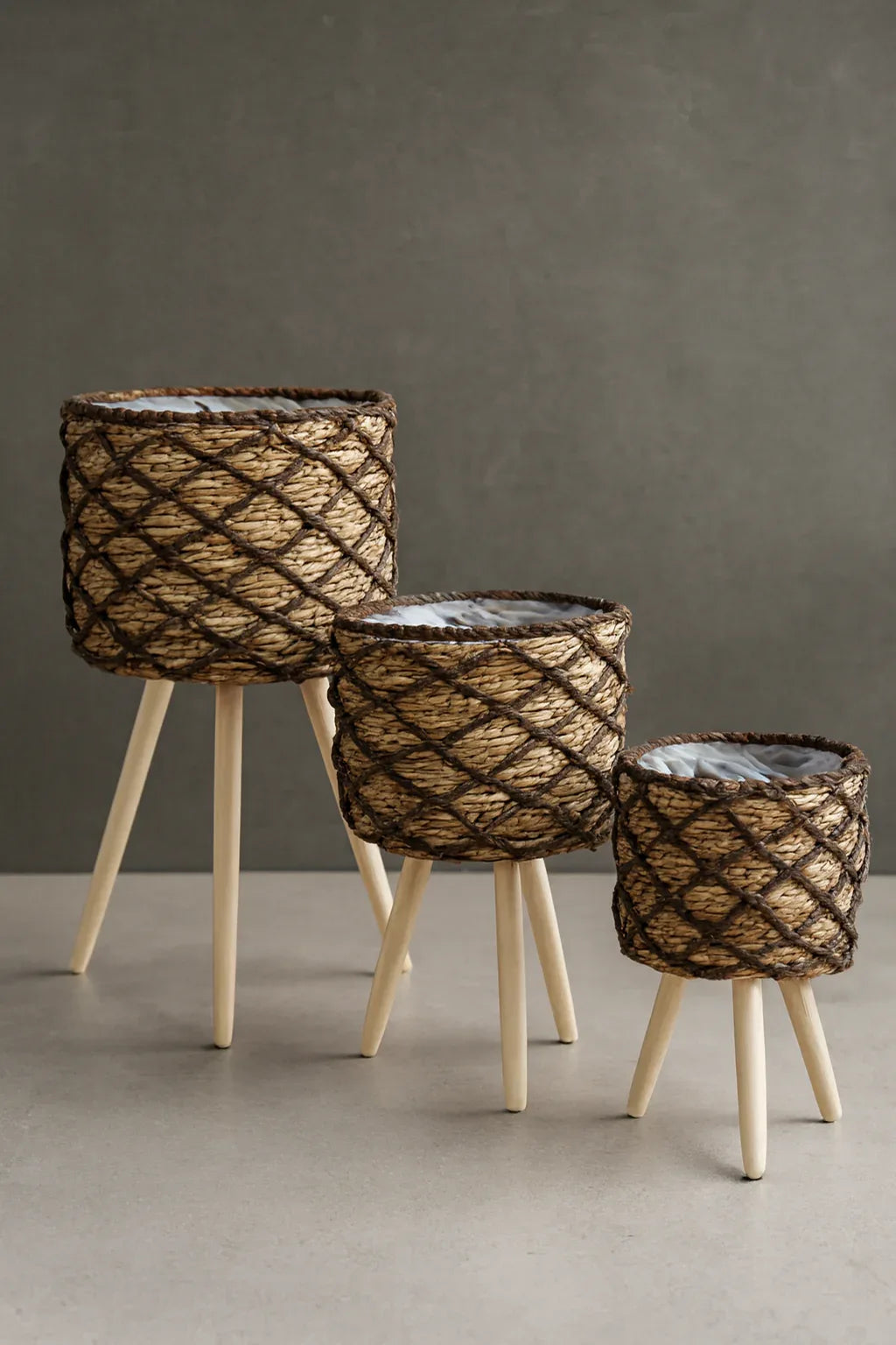 Rustic Planter 05 in Pakistan – Cane Basket Set