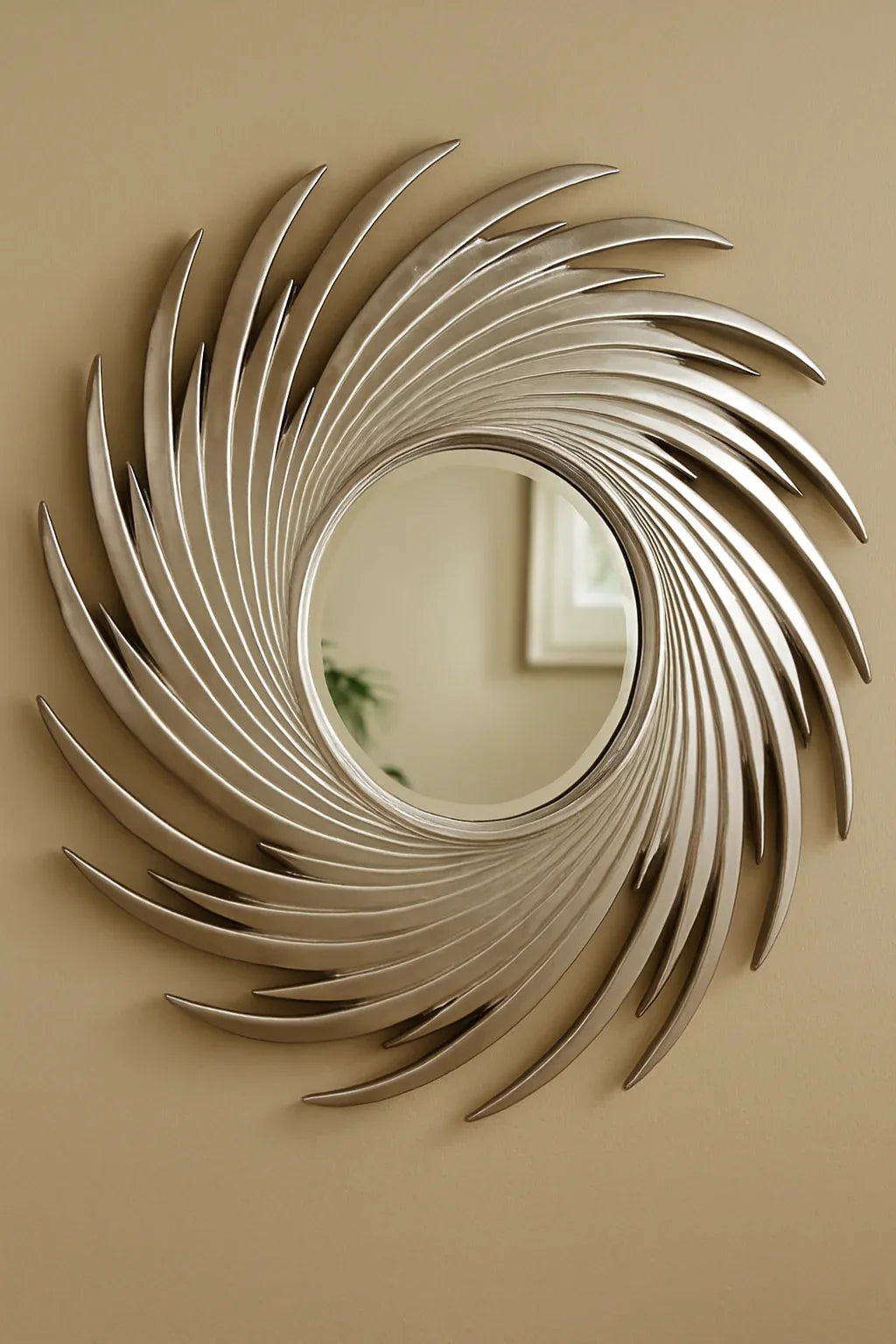 Sun in the Moon Mirror in Pakistan – 48x48 MDF Wall Mirror