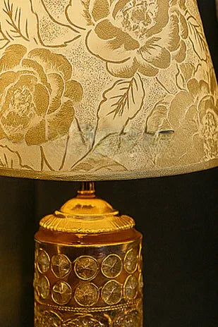 Table Lamp Crystal 02 – Elegant Crystal Bedside Lamp