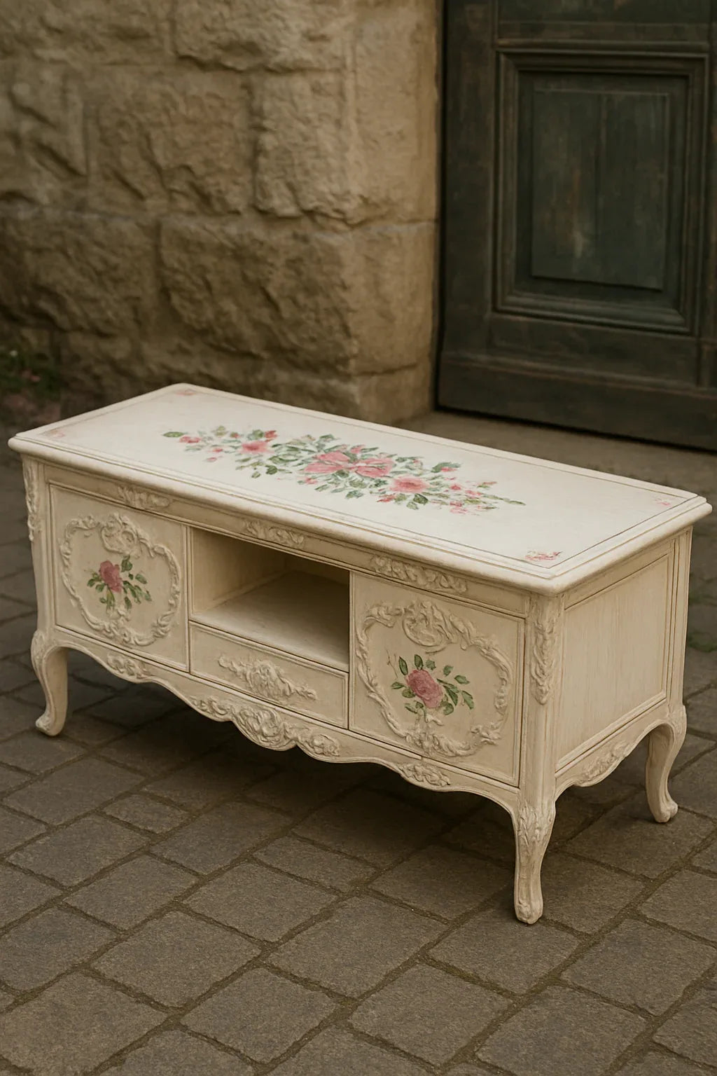 Umbr Hand Painted Console in Pakistan – 60" Wood MDF Unit