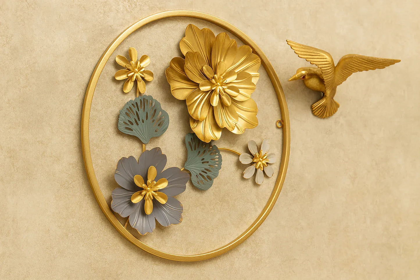Wall Decor 47 in Pakistan – 18" Round Metal Art Piece