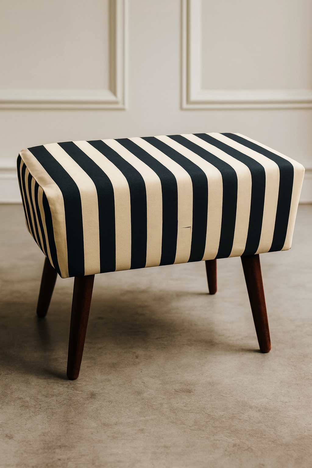 Zebra Stool | Premium Fabric Accent Stool for Home