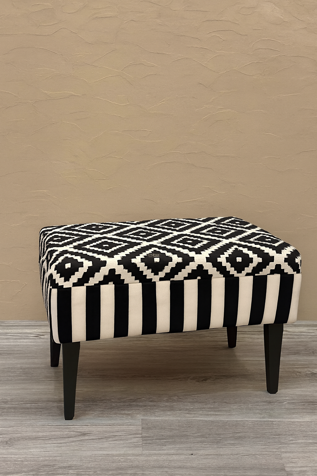 Alberto Stool 02 | Premium Fabric Accent Stool
